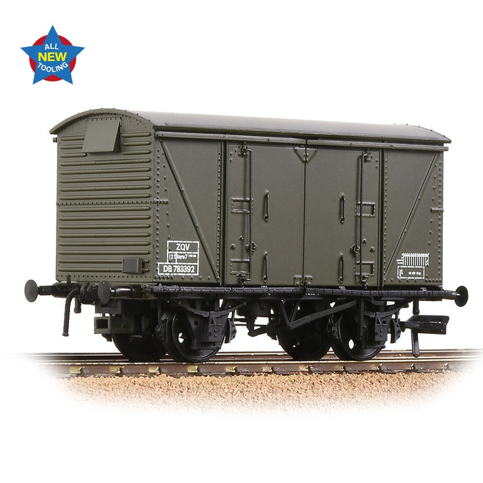 Branchline [OO] 38-875 BR 12T 'Vanwide' Ventilated Van BR Departmental Olive Green