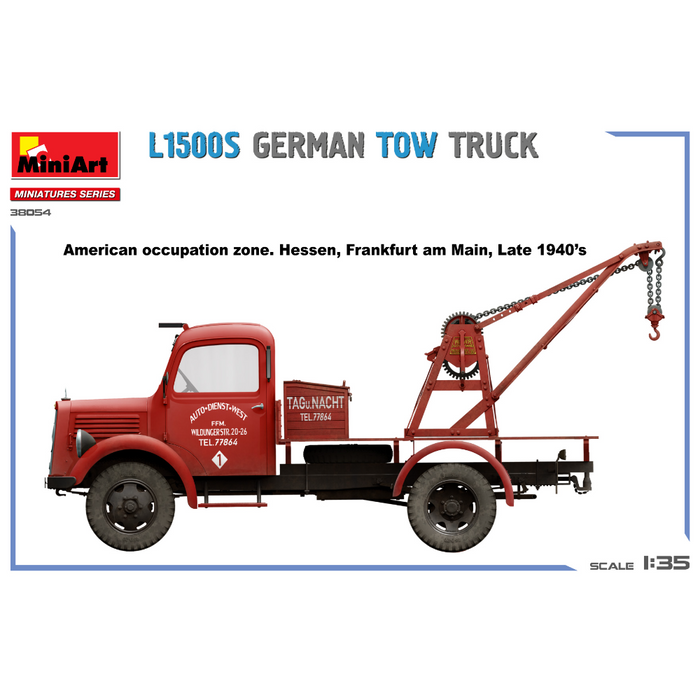 MiniArt 38054 1:35 L1500S GERMAN TOW TRUCK