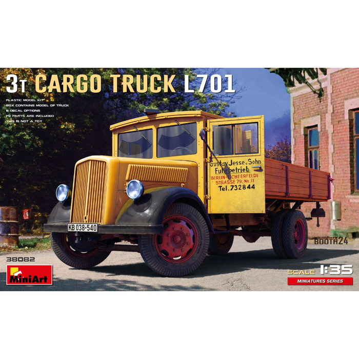 MiniArt 38082 1:35 3t Cargo Truck L701