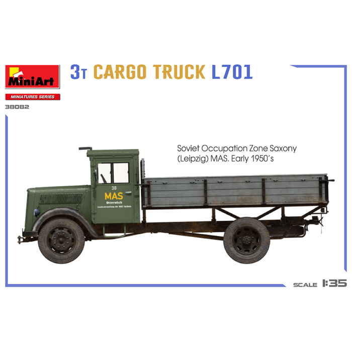 MiniArt 38082 1:35 3t Cargo Truck L701