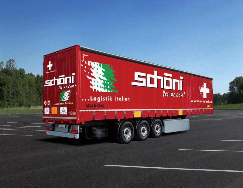 Italeri 3918 1:24 Curtainside Trailer "Schoeni.ch"