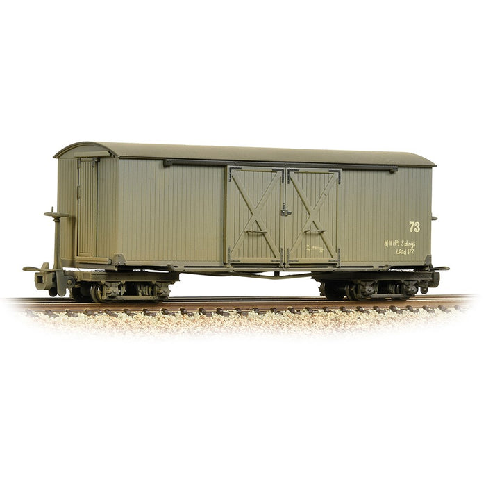 Bachmann Narrow Gauge 393-026A [OO-9] 1:76 Bogie Covered Goods Wagon - Nocton Estates L. R. Grey [W]
