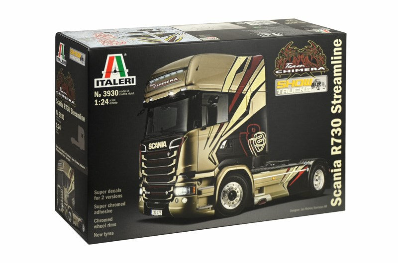 Italeri 3930 1:24 Scania R730 Streamline "Team Chimera"