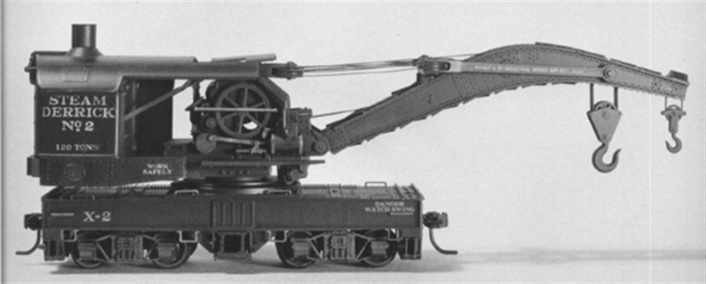 Tichy Train Group 4010 120-Ton Steam Wrecking Crane Kit