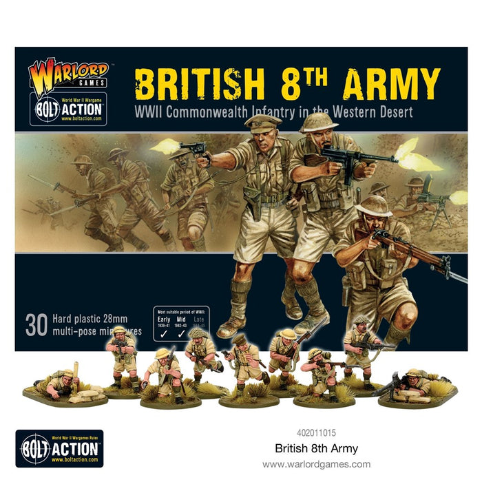 Bolt Action British 8th Army Infantry