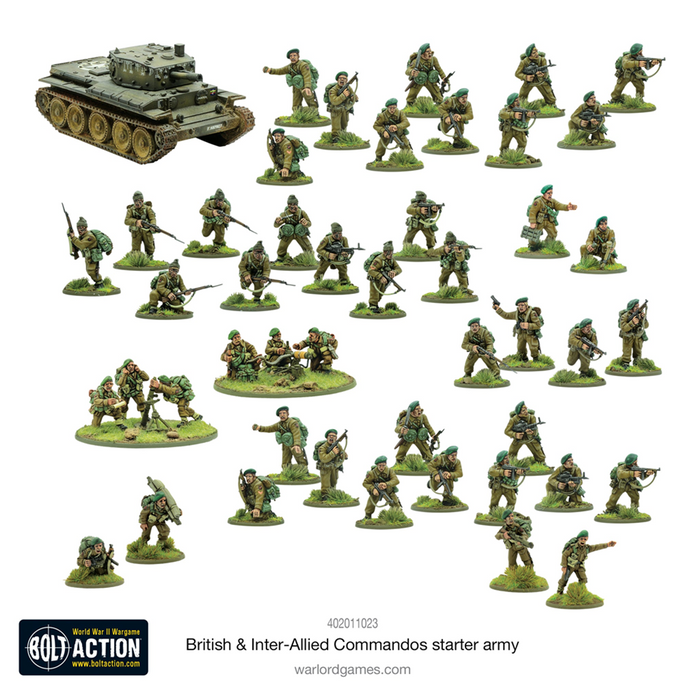Bolt Action Churchill's Gangsters (British & Inter-Allied Commandos) Starter Army