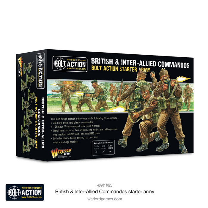 Bolt Action Churchill's Gangsters (British & Inter-Allied Commandos) Starter Army