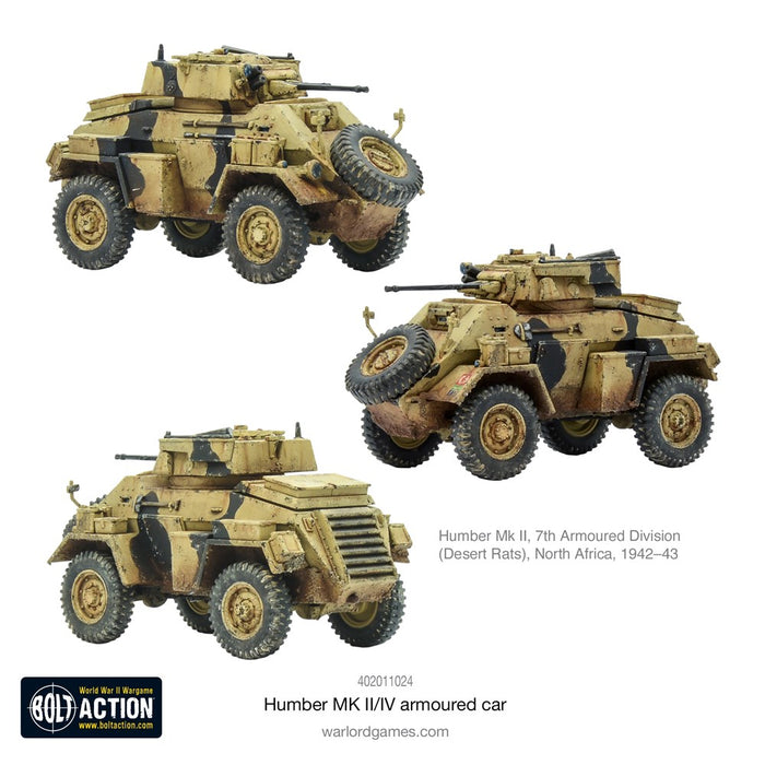 Bolt Action British Humber MK II/IV Armoured Car