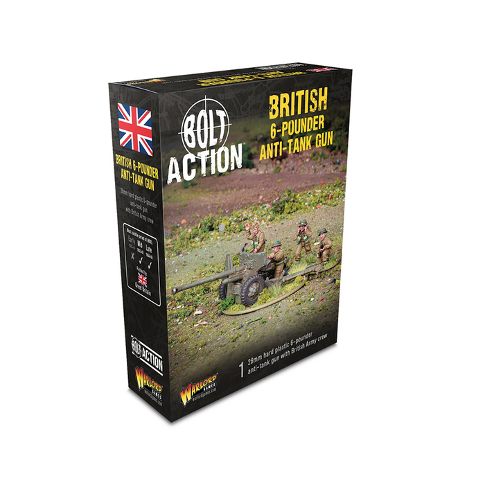 Bolt Action 3: British 6-pounder Anti-tank Gun (Plastic)