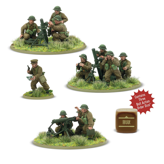Bolt Action 3: British Heavy Weapons Platoon (Plastic)