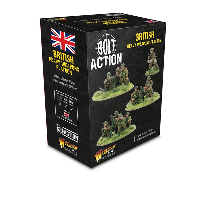 Bolt Action 3: British Heavy Weapons Platoon (Plastic)