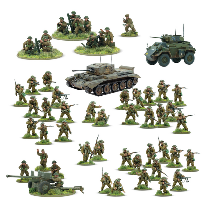 Bolt Action 3: For King & Country - British & Canadian Starter Army (Plastic)