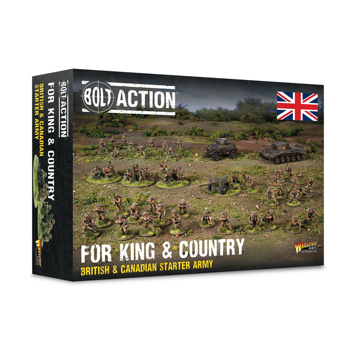 Bolt Action 3: For King & Country - British & Canadian Starter Army (Plastic)