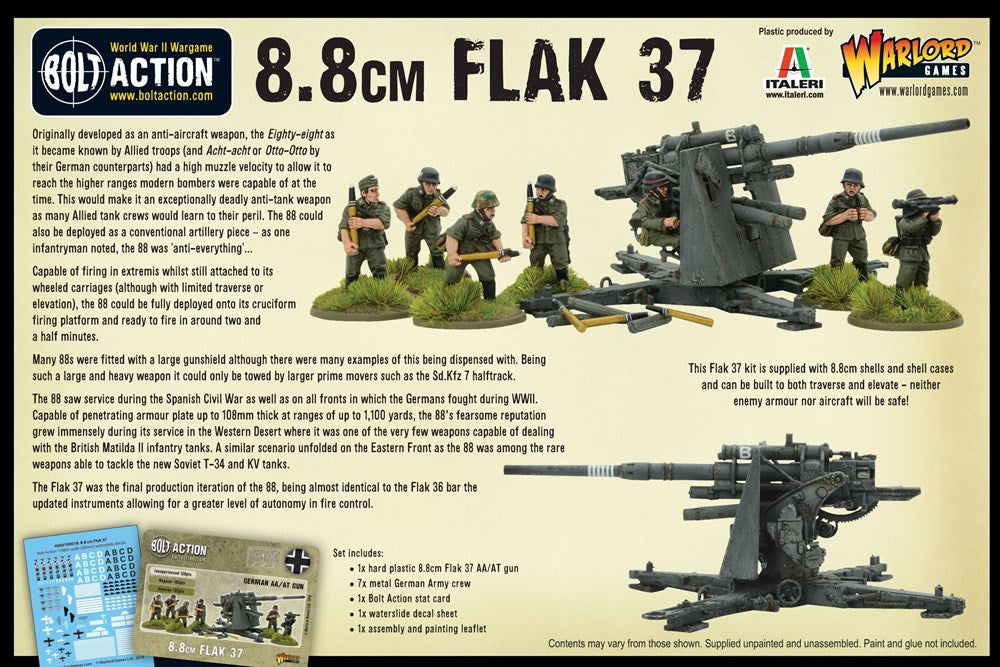 Bolt Action German Army 8.8cm Flak 37