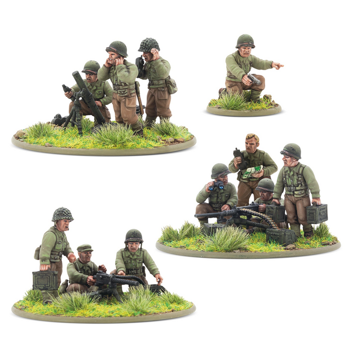Bolt Action 3: US Army Heavy Weapons Platoon (Plastic)