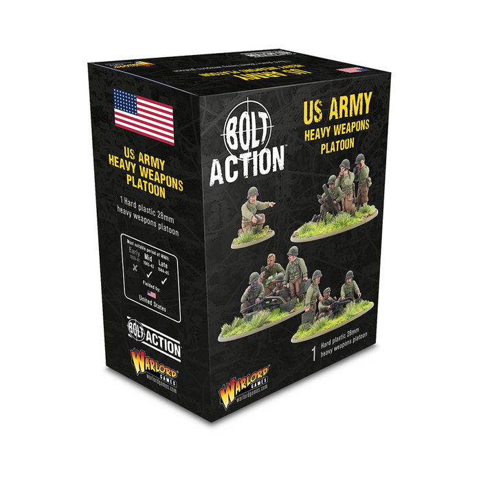 Bolt Action 3: US Army Heavy Weapons Platoon (Plastic)