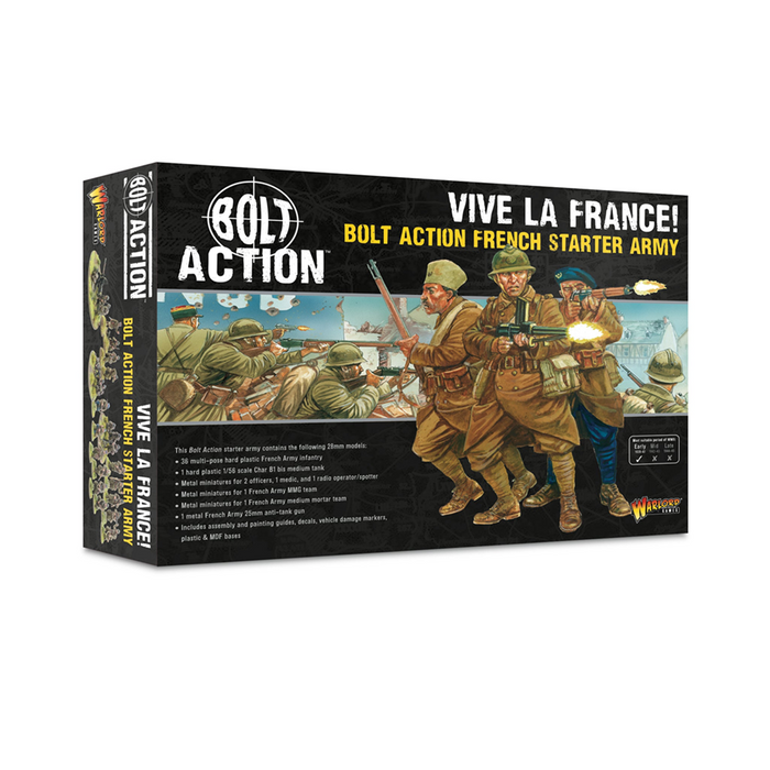 Bolt Action Vive la France! French Army Starter Army