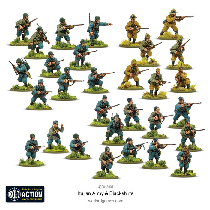 Bolt Action Italian Army & Blackshirts Infantry