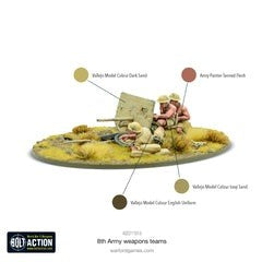 Bolt Action British 8th Army Weapons Teams