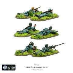 Bolt Action Italian Army Weapons Teams