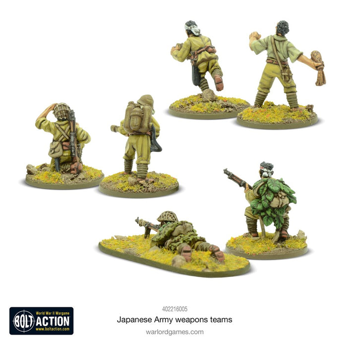 Bolt Action Japanese Army Weapons Teams