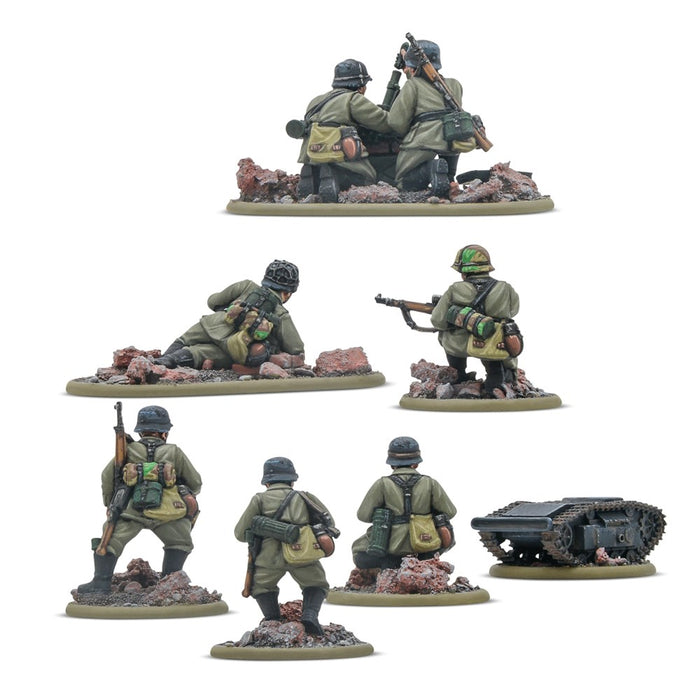 Bolt Action German Veterans weapon teams