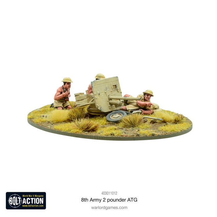 Bolt Action British 8th Army 2 pounder AT