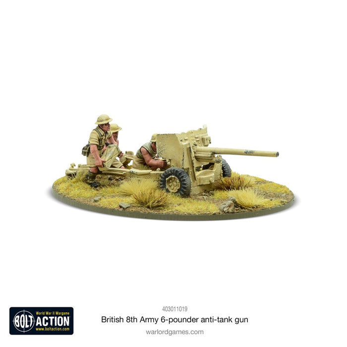 Bolt Action British 8th Army 6 pounder AT