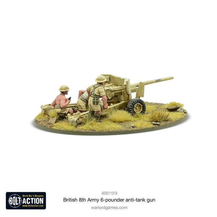 Bolt Action British 8th Army 6 pounder AT