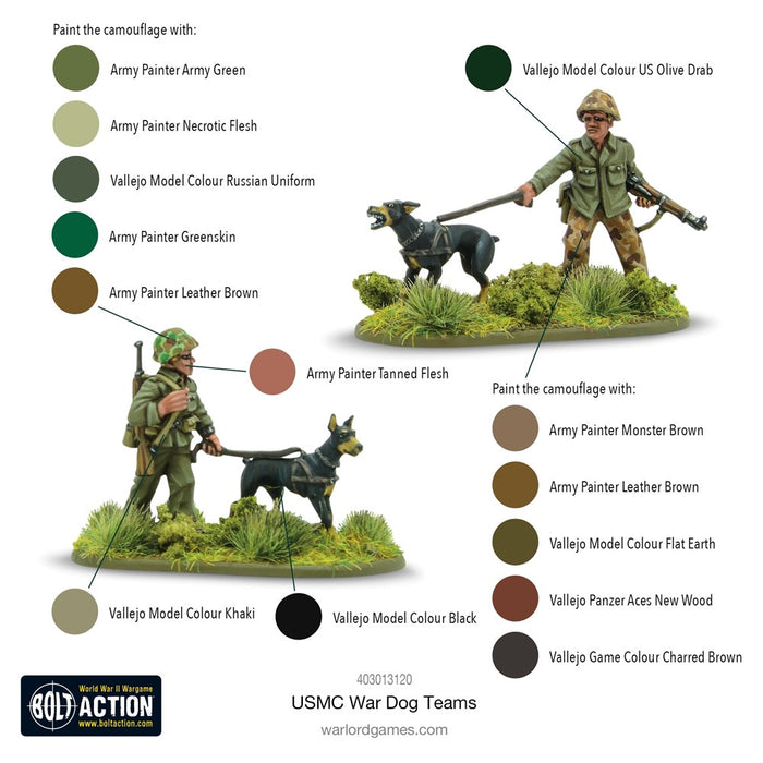 Bolt Action US Marine Corps. War Dog Teams