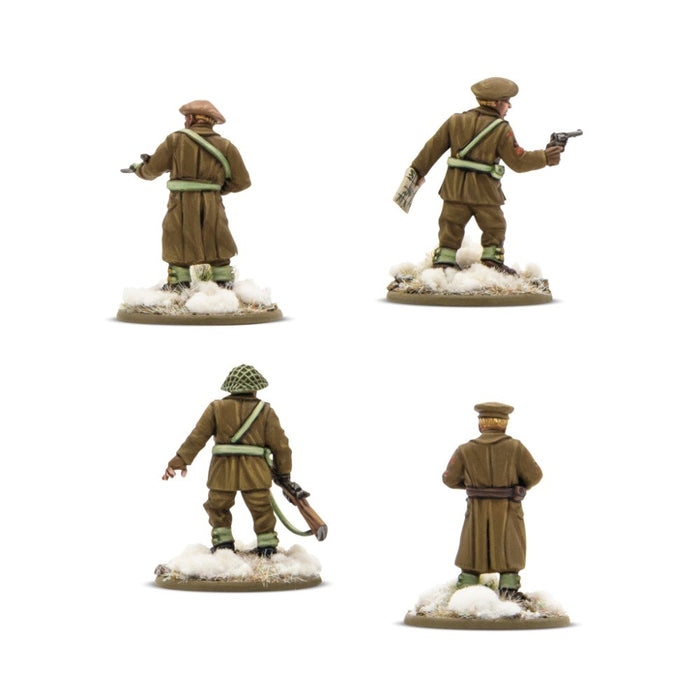 Bolt Action 3: British & Canadian infantry (winter) platoon commanders