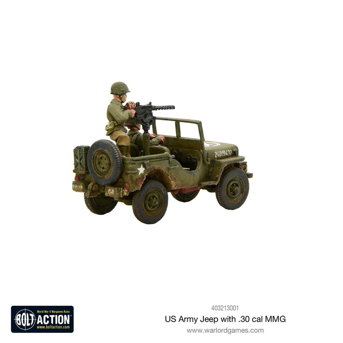 Bolt Action US Army Jeep with 30 Cal MMG