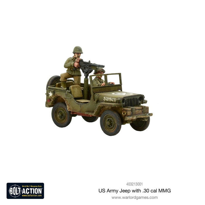 Bolt Action US Army Jeep with 30 Cal MMG