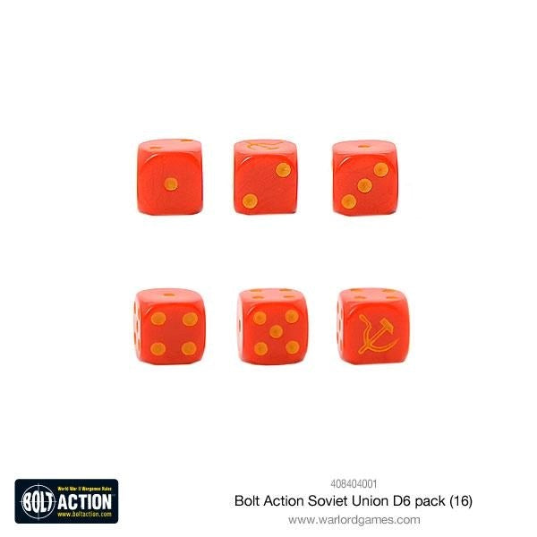 Bolt Action Soviet Union D6 Dice