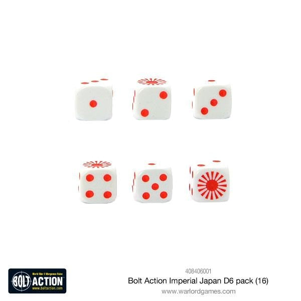 Bolt Action Japanese D6 Dice