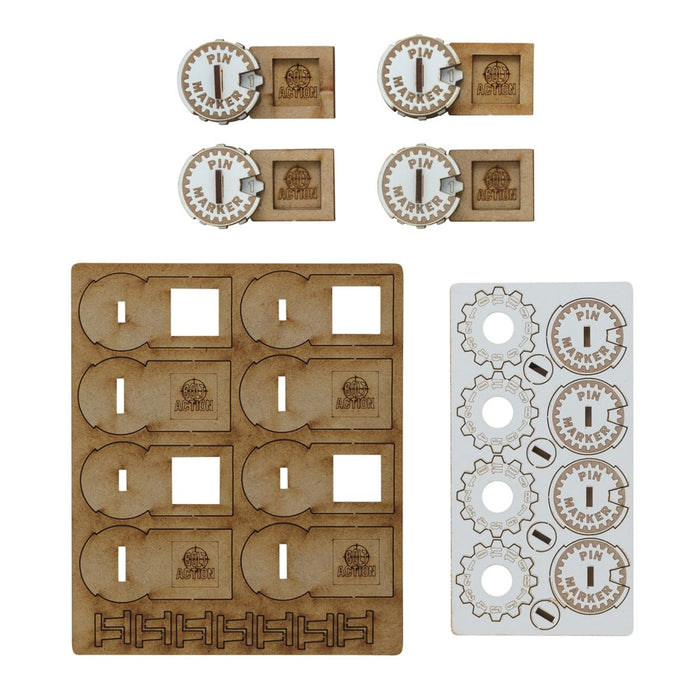 Bolt Action 3: Unit Pin Markers (MDF)