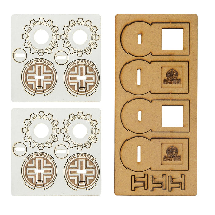 Bolt Action 3: German Unit Pin Markers (MDF)