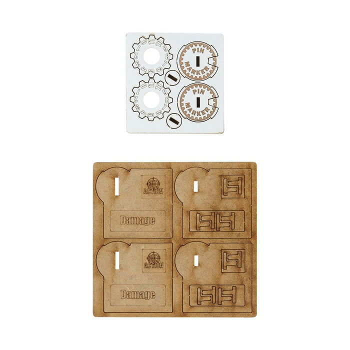 Bolt Action 3: German Vehicle Pin Markers (MDF)