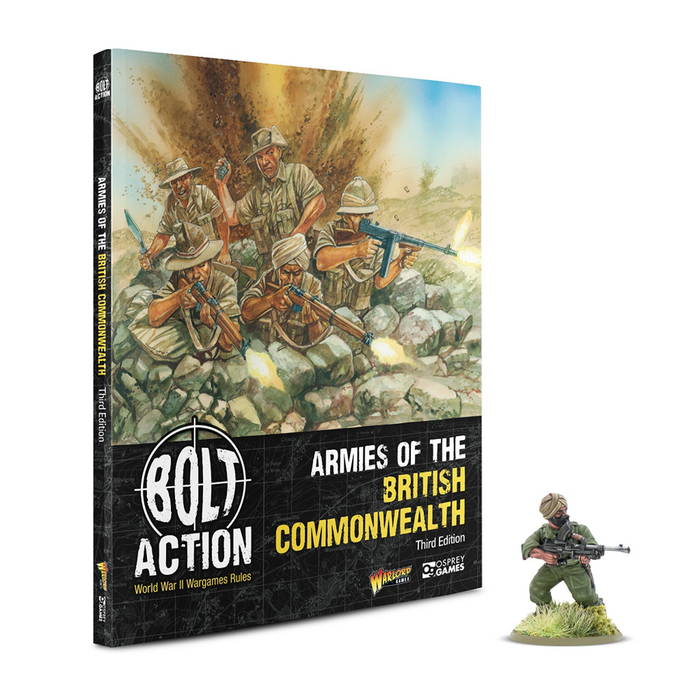 Bolt Action 3: Armies of the Commonwealth (2026) with Book Figure
