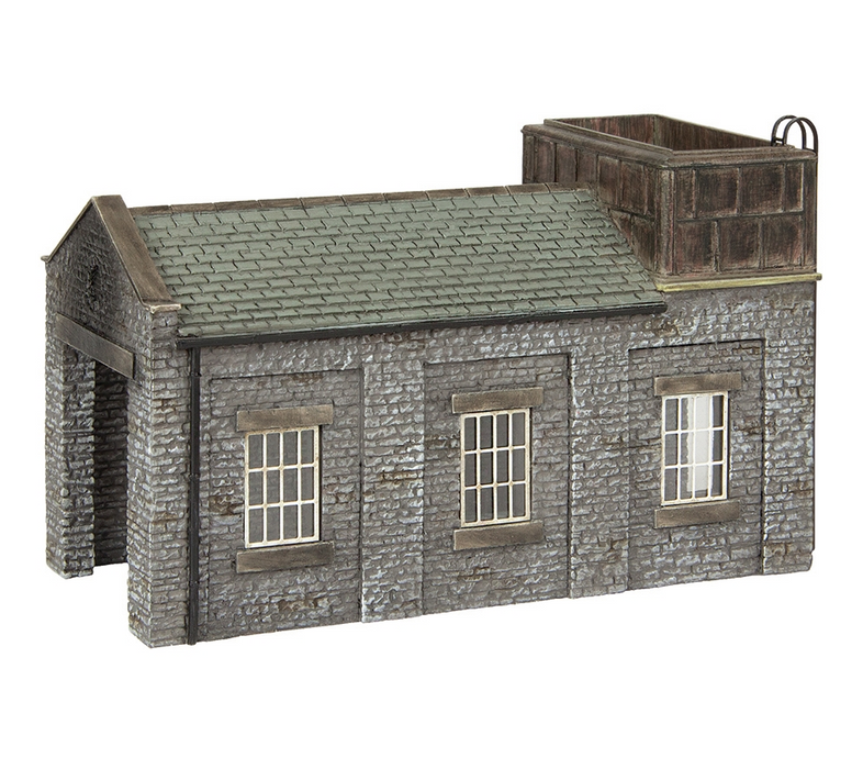 Graham Farish [N] 42-0002 Scenecraft Stone Engine Shed with Tank