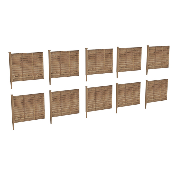 Graham Farish [N] 42-0505 Scenecraft 6' Garden Fencing (10)