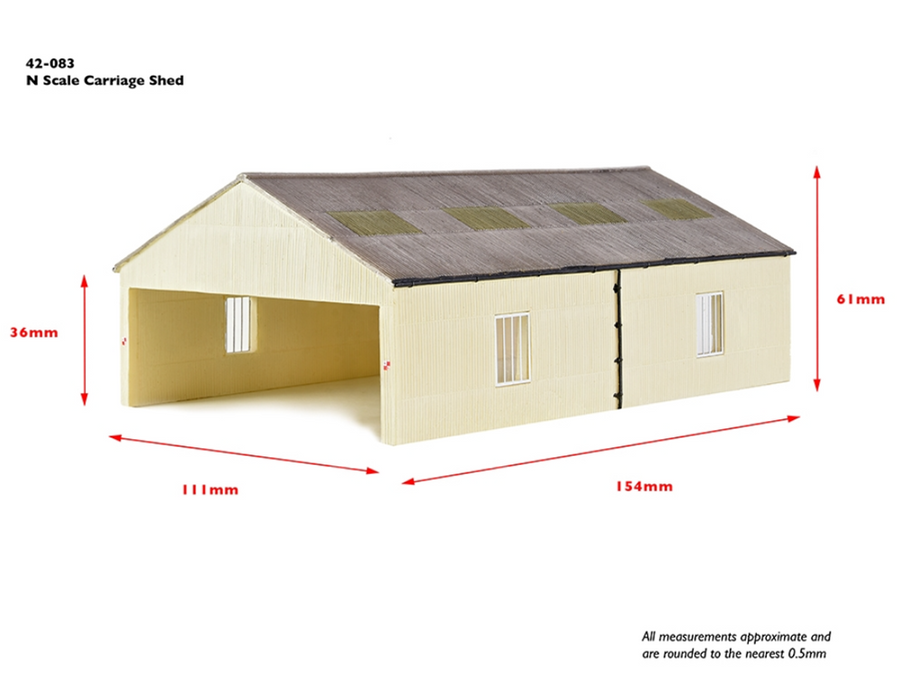 Graham Farish [N] 42-083 Scenecraft Carriage Shed