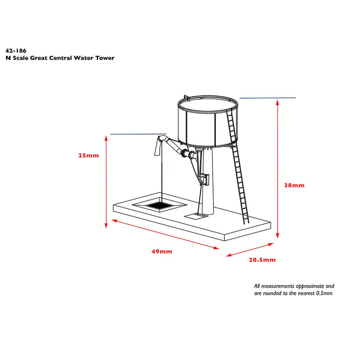 Graham Farish [N] 42-186 Scenecraft Great Central Water Tower