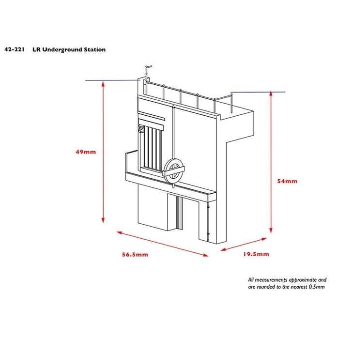 Graham Farish [N] 42-221 Scenecraft Low Relief Underground Station