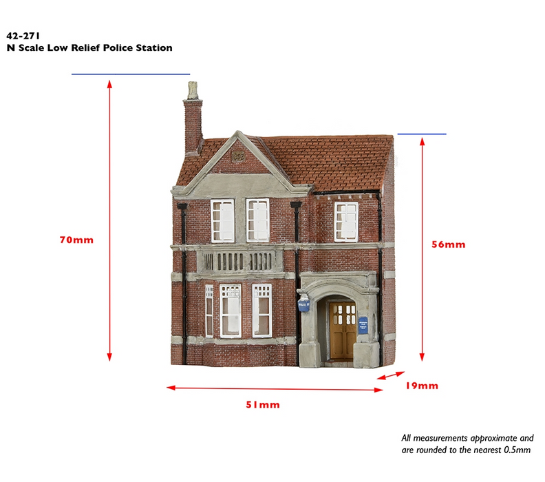 Graham Farish [N] 42-271 Scenecraft Low Relief Police Station