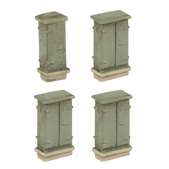 Graham Farish [N] 42-560 Scenecraft Lineside Cabinets (x4)