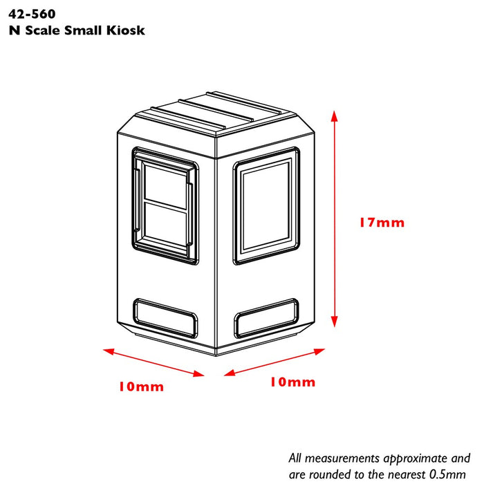 Scenecraft 42-596 [N] 1:148 Small Kiosk