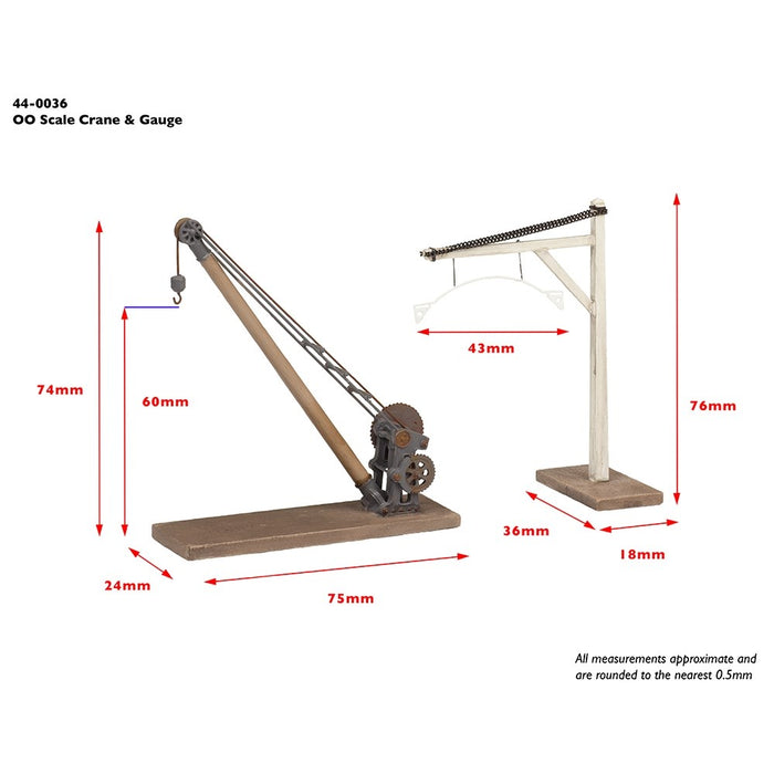 Branchline [OO] 44-0036 Scenecraft Yard Crane and Loading Gauge