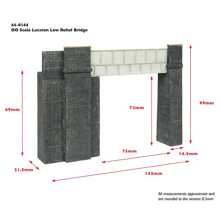 Branchline [OO] 44-0144 Scenecraft Lucston Low Relief Bridge