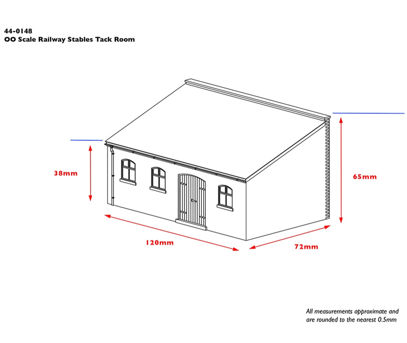 Scenecraft 44-0148 [OO] 1:76 Railway Stables Tack Room
